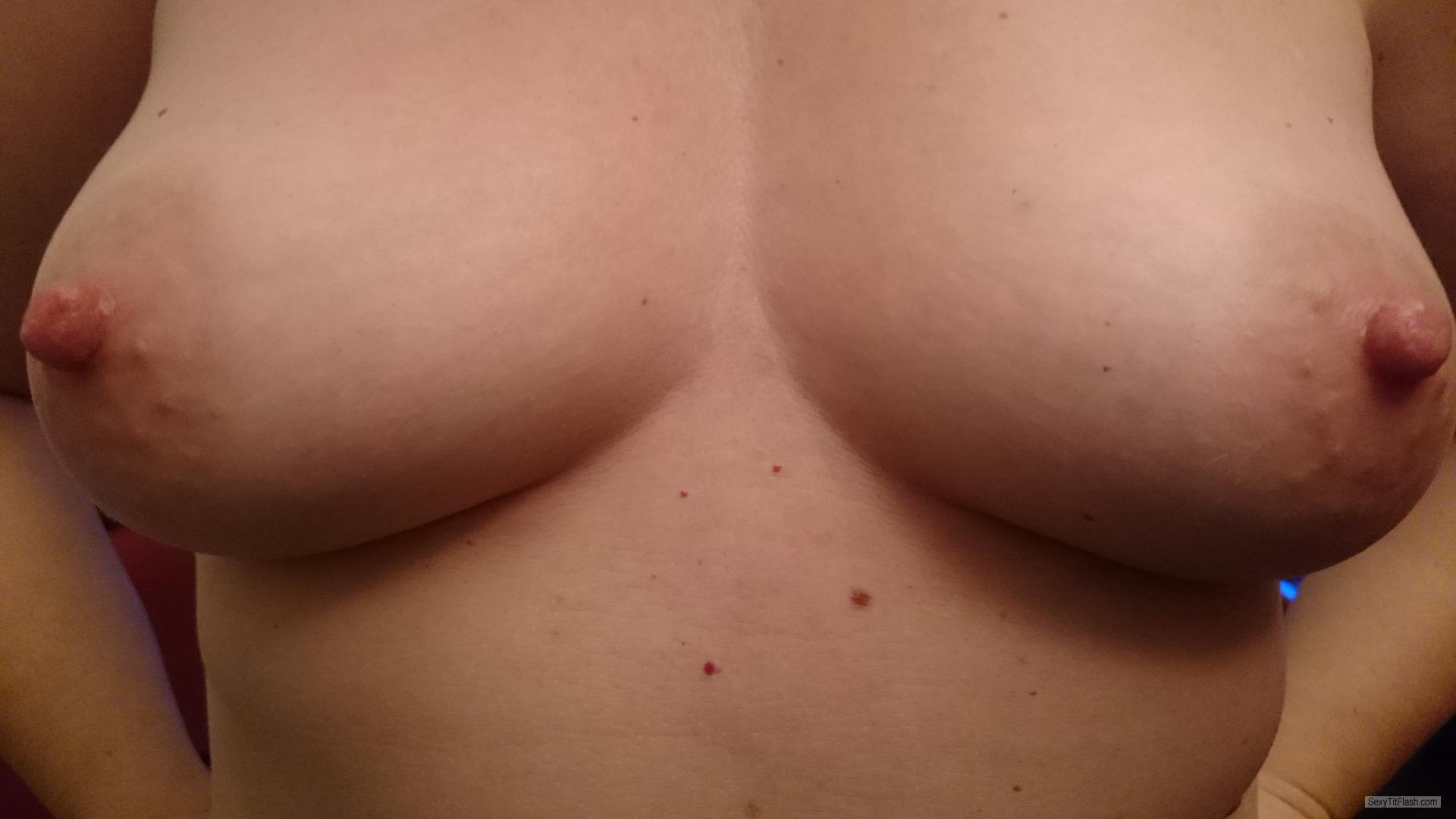 Tit Flash: My Medium Tits - Elisa from Italy